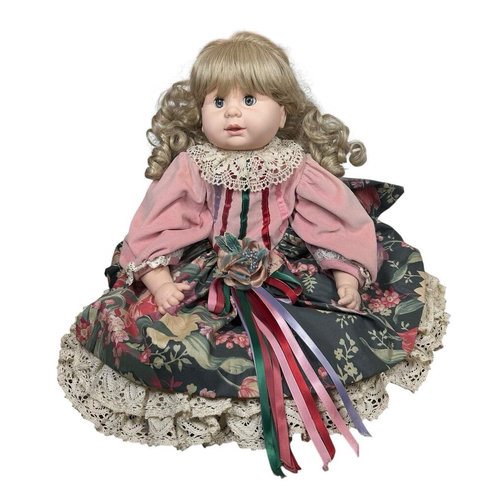 Vtg Robin Woods Doll Courtney Christmas 1985 American Children Collection 22"